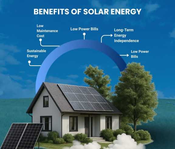 مزیت های انرژی خورشیدی