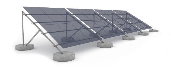 پایه بتنی پیش‌تنیده HPC پنل خورشیدی