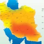جدول میزان تابش انرژی خورشیدی در مناطق مختلف ایران، محاسبه میزان تابش خورشید میزان تابش خورشید در ایران، تابش خورشید در ایران، بهترین مناطق برای پنل خورشیدی